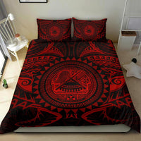 American Samoa Polynesian Bedding Set - Red Seal - Polynesian Pride