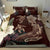 Hawaii Tropical Hibiscus Aumakua Personalized Bedding Set - Lucas Style - Red - Polynesian Pride
