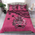 Solomon Island Duvet Cover Set - Flag & Coat Of Arms Pink - Polynesian Pride