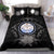 Marshall Island Duvet Cover Set - Marshall Island Seal & Gray Hibiscus - Polynesian Pride