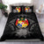 Polynesian Duvet Cover Set - Tonga Bedding Set Gray - Polynesian Pride