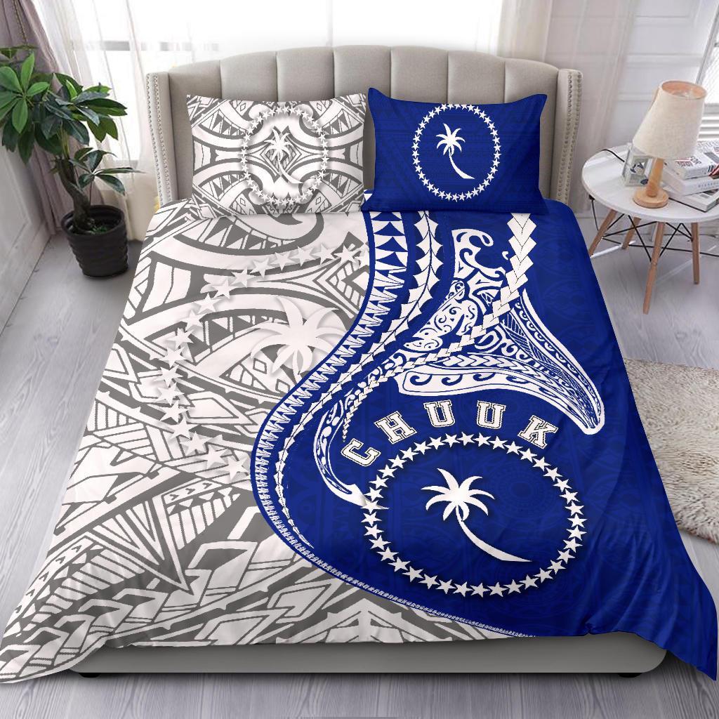 Polynesian Bedding Set - Chuuk Duvet Cover Set Kanaloa Tatau Gen FM - Polynesian Pride