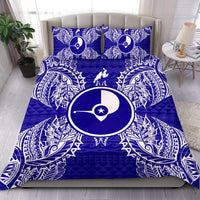 Polynesian Bedding Set - Yap Duvet Cover Set Map Blue Blue - Polynesian Pride