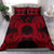 Polynesian Bedding Set - Northern Mariana Islands Duvet Cover Set Map Red Red - Polynesian Pride