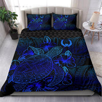 Polynesian Bedding Set - Pohnpei Duvet Cover Set Blue Color - Polynesian Pride