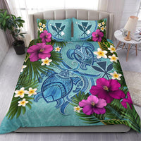 Kanaka Maoli (Hawaiian) Bedding Set - Polynesian Turtle Hibiscus And Plumeria - Polynesian Pride