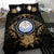 Marshall Island Duvet Cover Set - Marshall Island Seal & Brown Hibiscus - Polynesian Pride