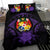 Tonga Duvet Cover Set - Tonga Coat Of Arms & Purple Hibiscus - Polynesian Pride