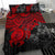 Tonga Polynesian Duvet Cover Set - Red Turtle - Polynesian Pride