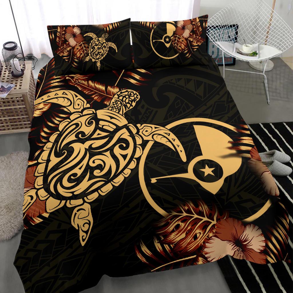 Polynesian Duvet Cover Set - Yap Duvet Cover Set Turtle Lucky - Polynesian Pride