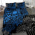 Polynesian Duvet Cover - Samoa Bedding Set - Blue Turtle Flowing - Polynesian Pride