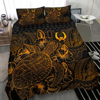 Polynesian Bedding Set - Pohnpei Duvet Cover Set Gold Color - Polynesian Pride