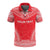Austral Islands Custom Polo Shirt Tuhaa Pae Flag Polynesian Chief Tattoo Red Version Unisex Red - Polynesian Pride