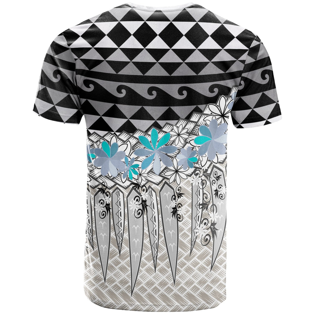 Yap T Shirt Coconut Leaves Weave Pattern - Polynesian Pride