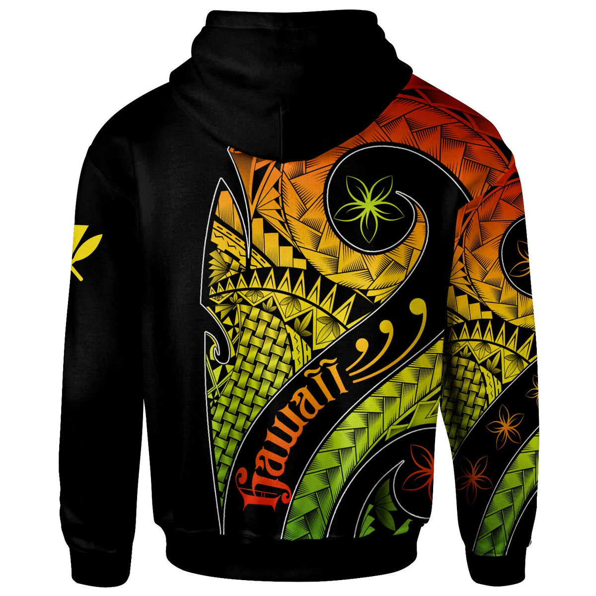 Hawaii Custom Zip up Hoodie Hawaii Polynesian Decorative Patterns - Polynesian Pride