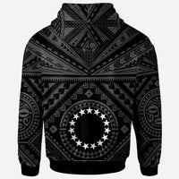 Cook Island Custom Hoodie Seal With Polynesian Tattoo Style (Black) - Polynesian Pride