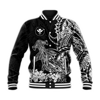 Hawaii Polynesian Baseball Jacket Wild Hammerhead Sharks LT13 - Polynesian Pride