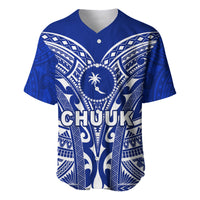 (Custom Personalised) Chuuk Baseball Jersey Micronesia Simple Pattern LT13 - Polynesian Pride