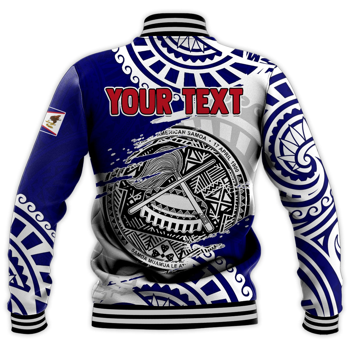 (Custom Personalised) American Samoa Independence Day Baseball Jacket Polynesian Special Version LT14 - Polynesian Pride