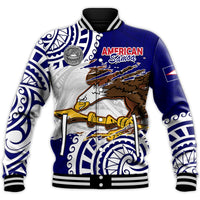 American Samoa Independence Day Baseball Jacket Polynesian Special Version LT14 - Polynesian Pride