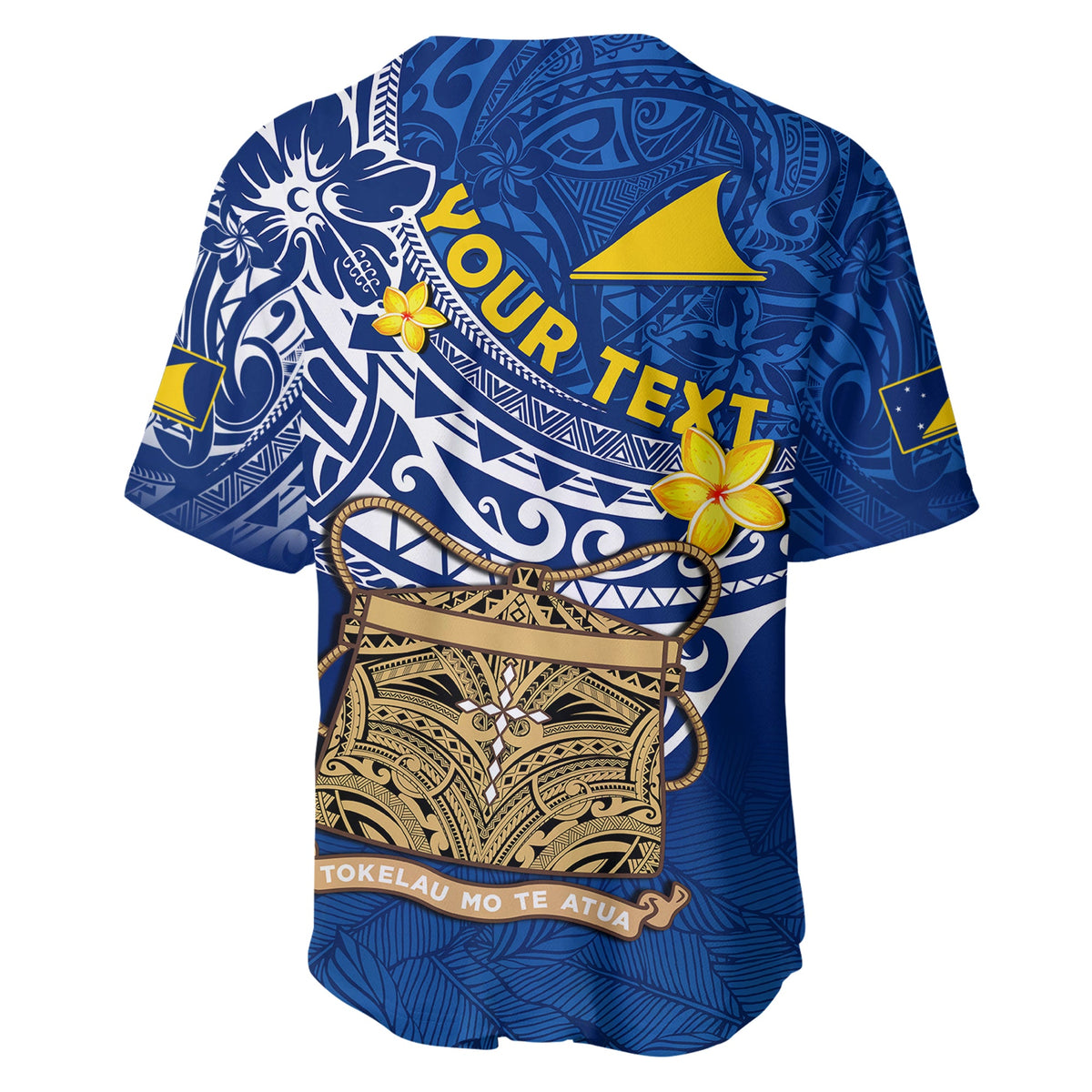 (Custom Personalised) Tokelau Baseball Jersey National Badge Polynesian Happy 74th Independence Anniversary LT14 - Polynesian Pride