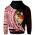 Tonga Zip Hoodie Custom Wings Style - Polynesian Pride