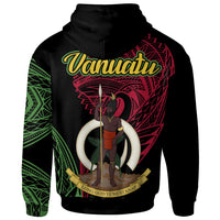 Vanuatu Hoodie Vanuatu Seal of Vanuatu Polynesian Patterns - Polynesian Pride