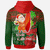 Mele Kalikimaka Hoodie Santa Claus and Vacation - Polynesian Pride