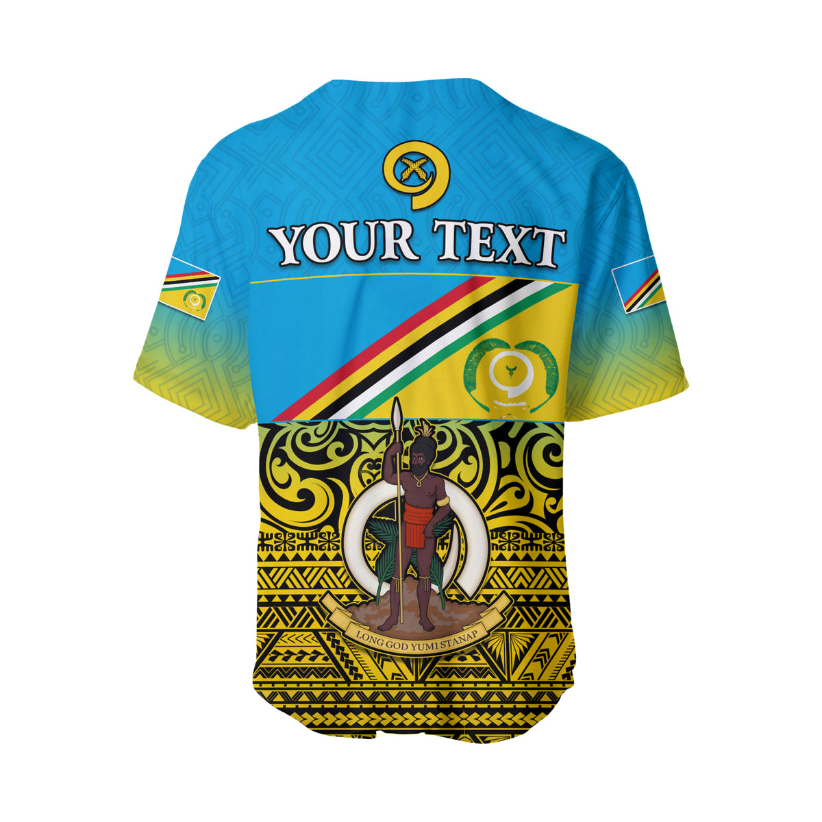 (Custom Personalised) Torba Province Baseball Jersey Vanuatu Proud LT13 - Polynesian Pride
