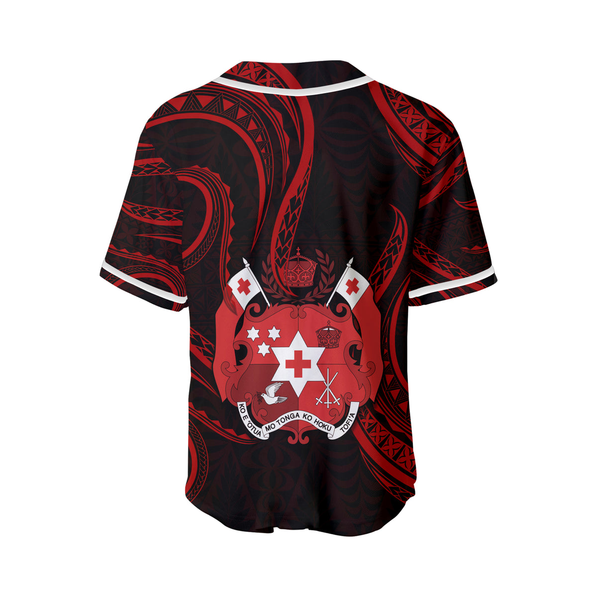 Tonga Pattern Baseball Jersey Always Proud LT13 - Polynesian Pride