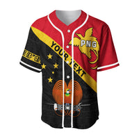 (Custom Personalised) Papua New Guinea Rugby Baseball Jersey The Kumuls PNG LT13 Unisex Red - Polynesian Pride