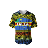 (Custom Personalised) Tafea Province Baseball Jersey Of Vanuatu Polynesian Patterns LT6 - Polynesian Pride