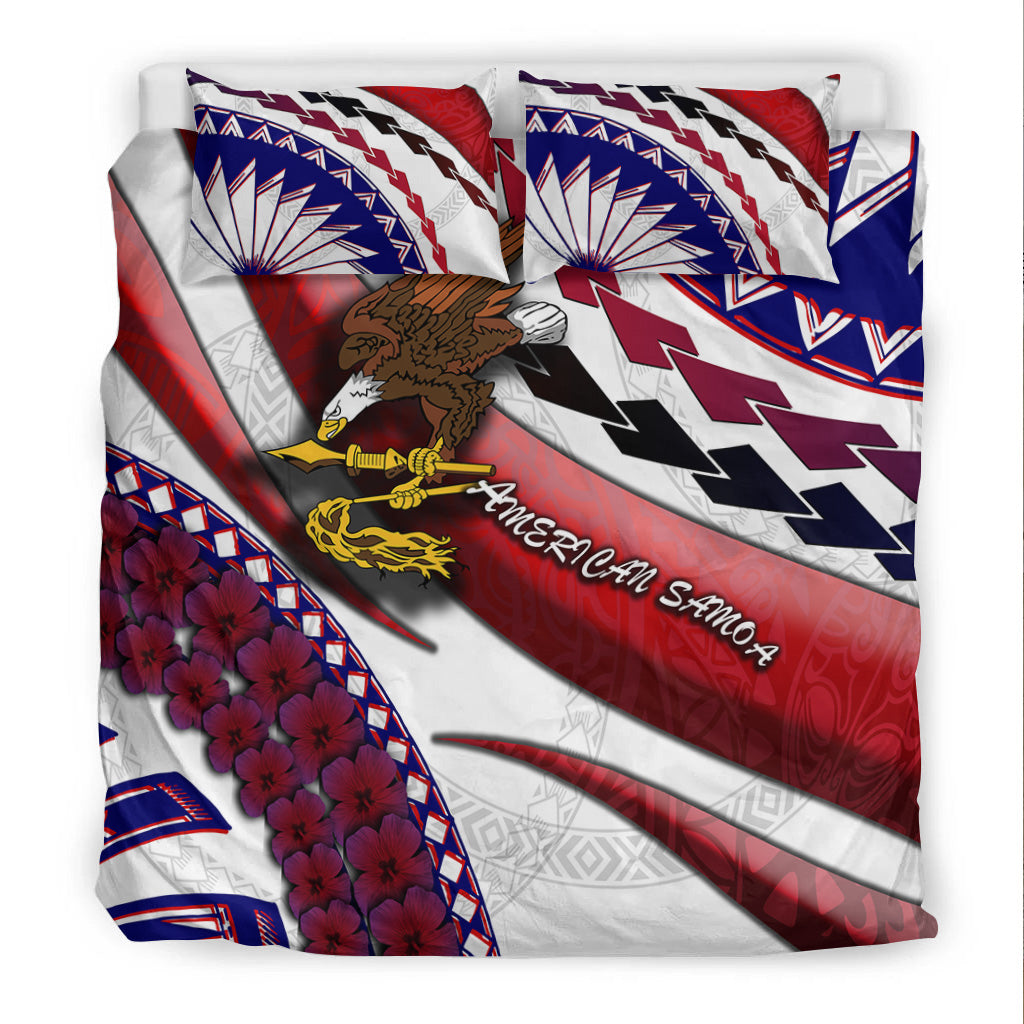 American Samoa Bedding Set Artsy Style LT9 - Polynesian Pride