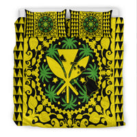 Hawaii Bedding Set Kanaka Maoli No.3 Yellow Style LT6 - Polynesian Pride