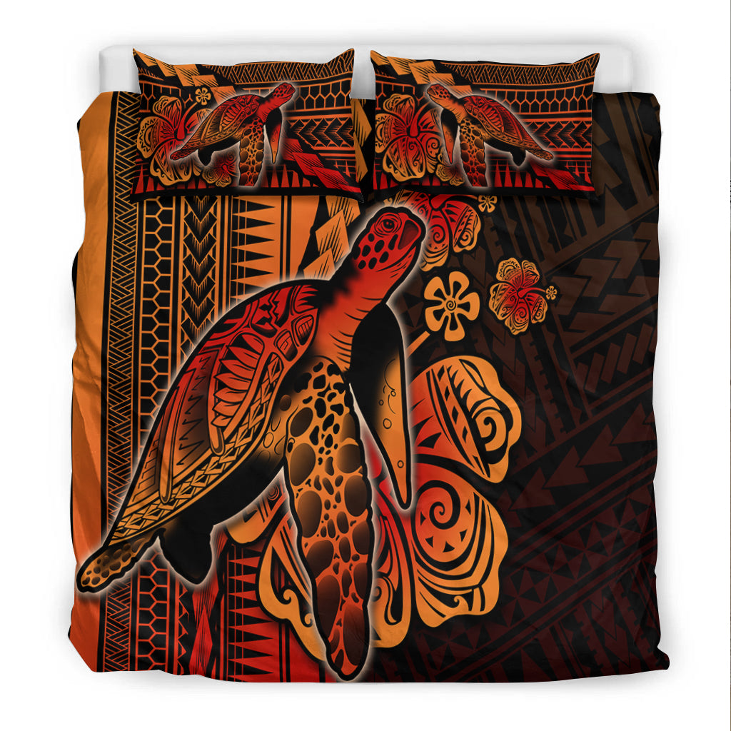 Polynesian Turtle Bedding Set Polynesian Patterns Color No.2 LT6 - Polynesian Pride