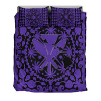 Hawaii Bedding Set Kanaka Maoli No.3 Purple Style LT6 - Polynesian Pride