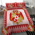 (Custom Personalised) Tonga Bedding Set Red Style LT6 - Polynesian Pride