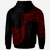 Hoodie Polynesian Patterns Red Color - Polynesian Pride