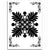 Hawaiian Quilt Maui Plant And Hibiscus Pattern Area Rug - Black White - AH Black - Polynesian Pride