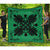 Hawaiian Quilt Maui Plant And Hibiscus Premium Quilt - Black Green - AH Black - Polynesian Pride