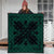 Hawaiian Quilt Maui Plant And Hibiscus Premium Quilt - Black Sacramento - AH - Polynesian Pride