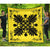 Hawaiian Quilt Maui Plant And Hibiscus Premium Quilt - Black Yellow - AH Black - Polynesian Pride