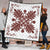 Hawaiian Quilt Maui Plant And Hibiscus Premium Quilt - Coral White - AH - Polynesian Pride