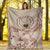 Pohnpei Premium Blanket - Hibiscus Flowers Vintage Style - Polynesian Pride
