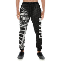 Guam Rising 1st Sweatpants (White) A6 Unisex Black - Polynesian Pride