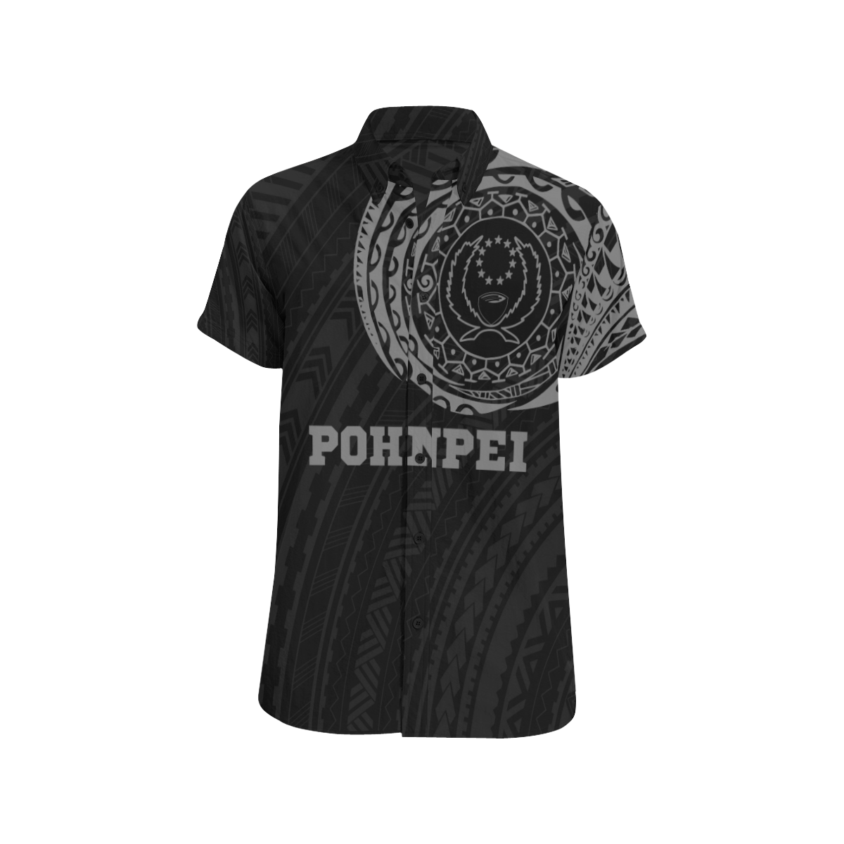 Pohnpei in My Heart - Tattoo Style Shirt - A79 - Polynesian Pride