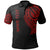 Tokelau Custom Polo Shirt Tokelauan Tatau Red Patterns Unisex Black - Polynesian Pride