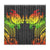 Turtle Window Curtain Reggage Polynesian (Two Pieces) One Size 50"x96"(Two Piece) Black - Polynesian Pride