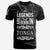 Tonga T Shirt Legends Are Born In White Color Unisex Art - Polynesian Pride