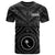 Chuuk T Shirt Chuuk Seal With Polynesian Tattoo Style ( Black) Unisex Black - Polynesian Pride